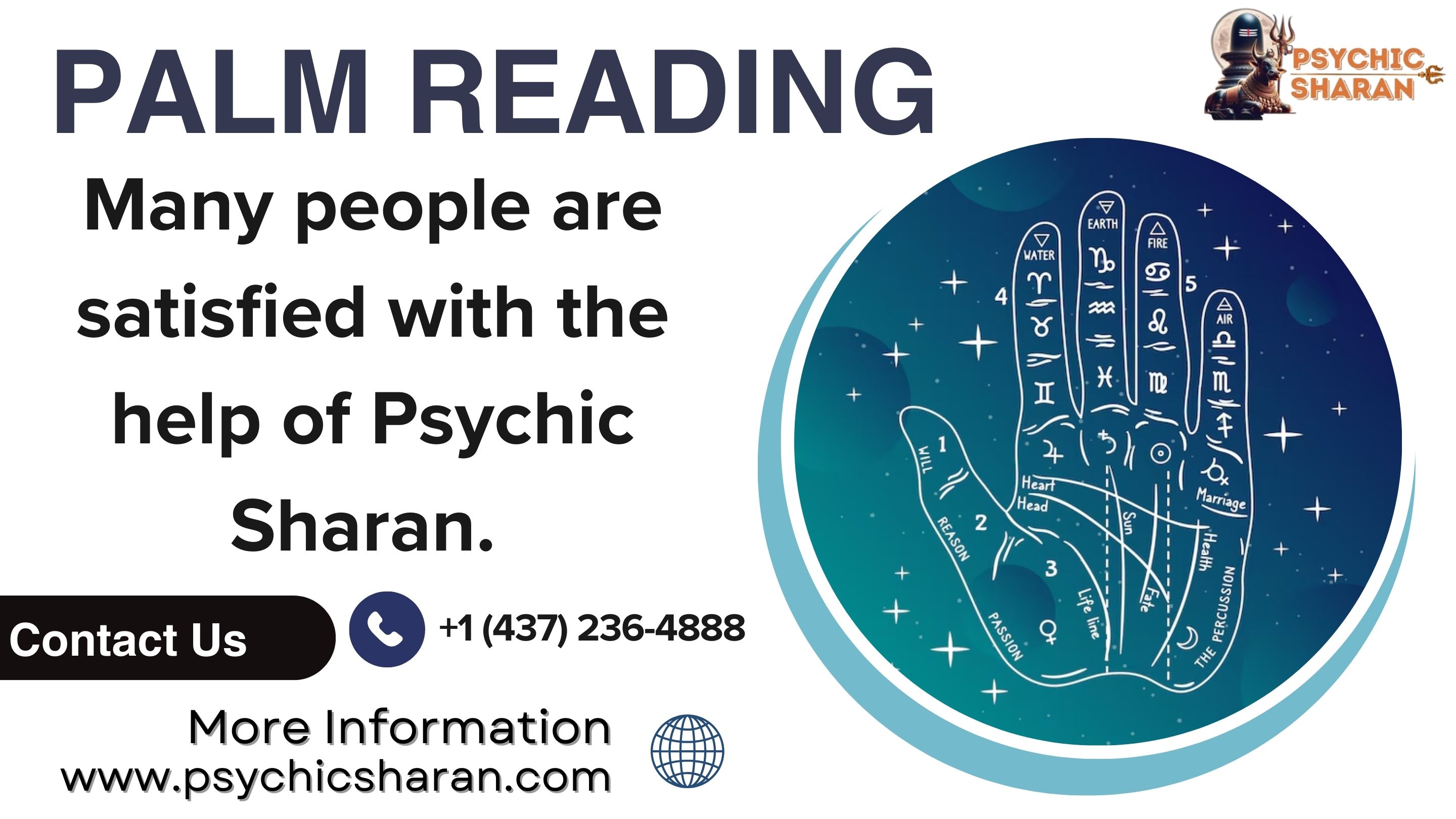 PALM READING - Psychic Sharan